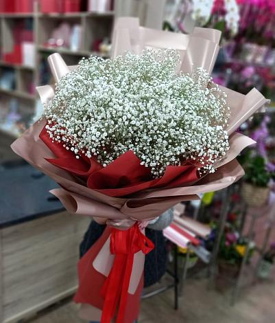 Букет цветов из: Гипсофила в Хороле
