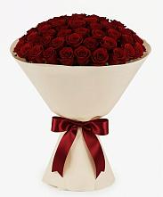 Букет 101 Бордовая роза Блэк Бакарра #REPLACE_PRED# Хороле