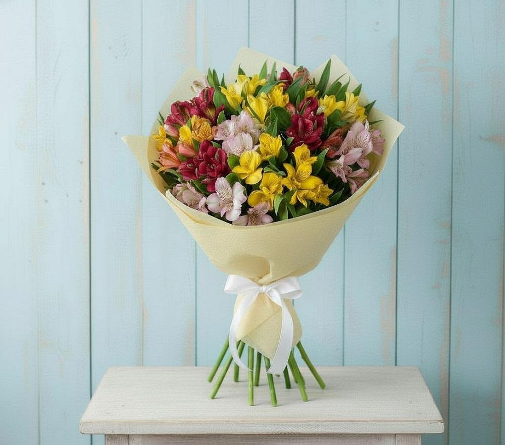 Букет цветов из: Альстромерии в Хороле