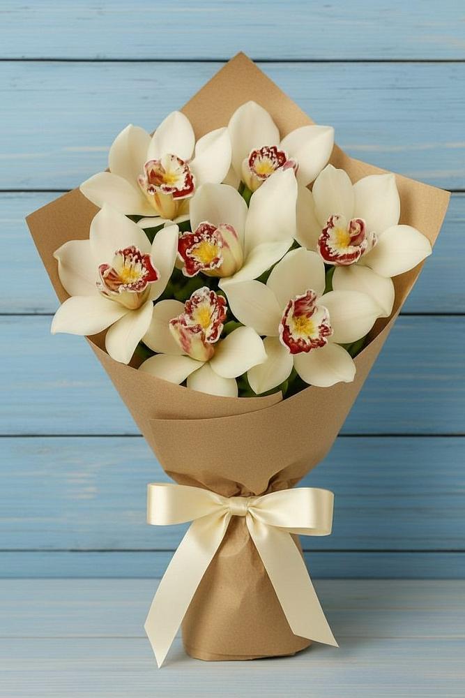 Букет цветов из: Орхидеи и Розы в Хороле